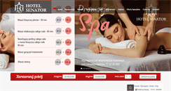 Desktop Screenshot of hotel-senator.pl